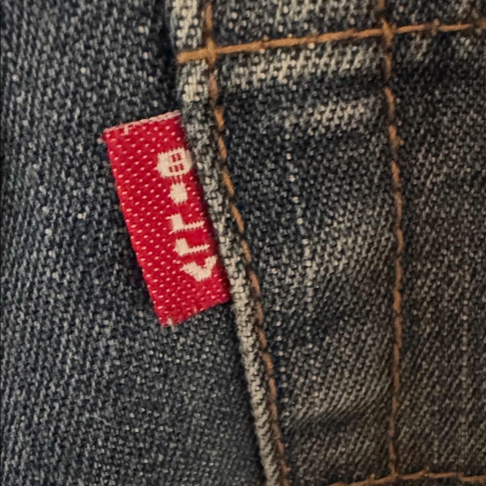 RARE VTG Red Tag BILLY JEANS NWOT Straight Leg Jeans - Indigo 28 x 32 style 560 - Picture 4 of 7